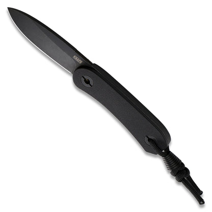 Knafs Lander 4 Fixed Blade - Black G10 - D2