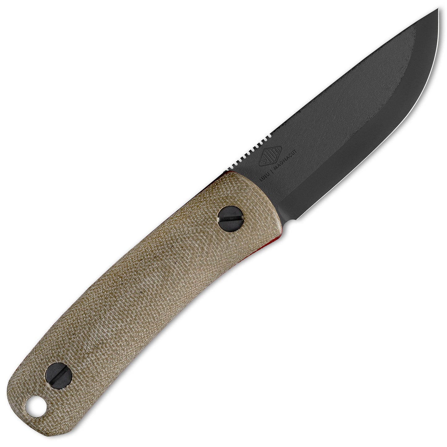 Knafs Lulu - Fixed Blade Knife - Black MagnaCut