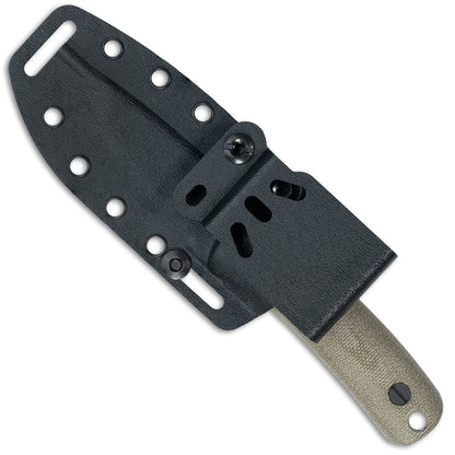 Knafs Lulu - Fixed Blade Knife - Black MagnaCut