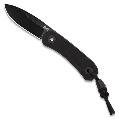Knafs Lander 4 Fixed Blade - Black G10 - D2