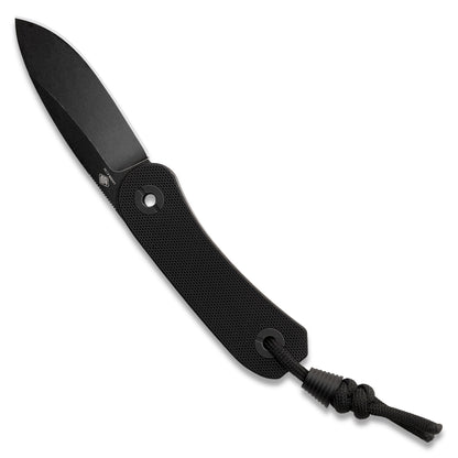 Knafs Lander 4 Fixed Blade - Black G10 - D2