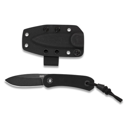 Knafs Lander 4 Fixed Blade - Black G10 - D2