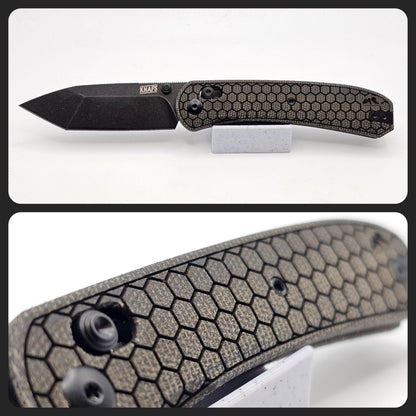 Knafs Lander 2 Pocket Knife - Tanto Hex Pattern Edition
