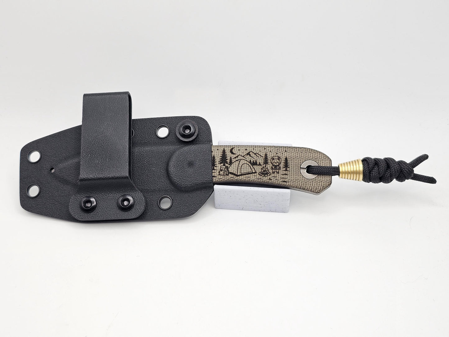 Knafs Lander 4 Moondust Micarta - Space Camp Kitty Edition